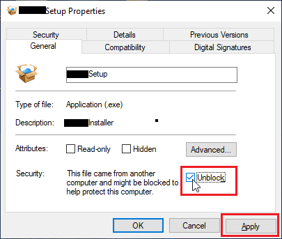 Unblock File on Windows Computer