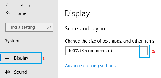 How to Change Text Size in Windows 10 - 6