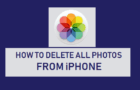 Delete All Photos From iPhone