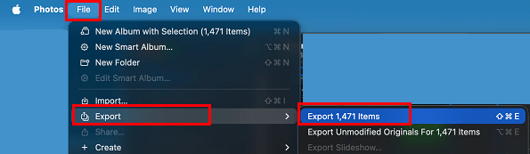 Export All iCloud Photos to Mac
