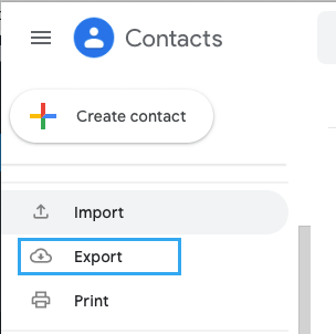 Exportar contactos de Gmail a la computadora