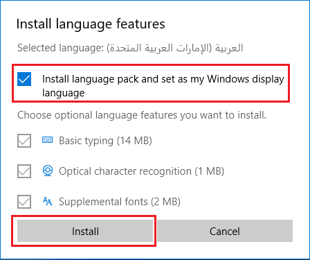 Install Language Pack On Windows 10 PC