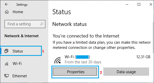 Open Network Properties