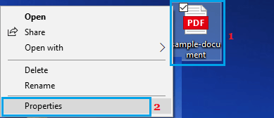 Open File Properties on Windows PC
