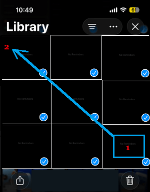 Select Multiple Photos On iPhone
