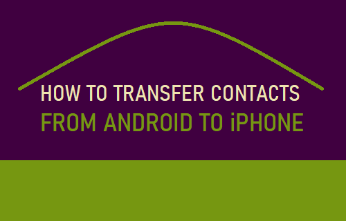 Transfer Contacts From Android to iPhone