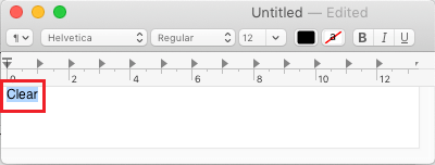 Type Word in Text Document