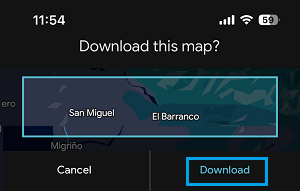 Download Offline Google Map on iPhone