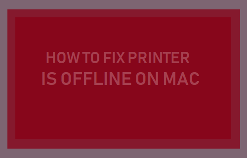 Printer is Offline Error On Mac