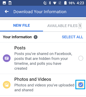 How to Download Facebook Photos on iPhone   Android - 52