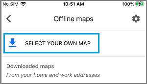 Select Your Own Map Option in Google Maps