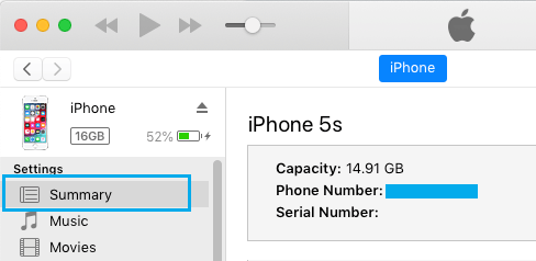 Your Phone Number on iTunes