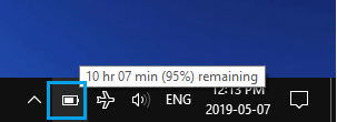 Check Battery Status in Windows