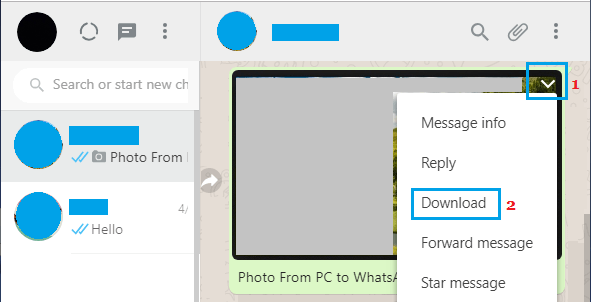 how to download pictures from whatsapp to pc
