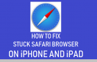 How to Fix Stuck Safari Browser on iPhone or iPad
