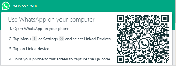 WhatsApp Web QR Code