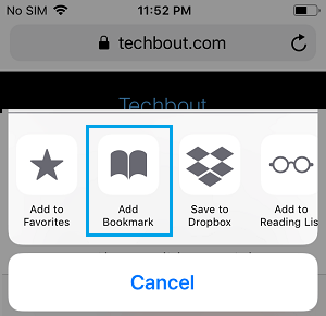 How to Create Bookmarks Folder In Safari Browser on iPhone - 28