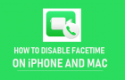 Disable FaceTime on iPhone and Mac