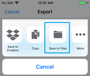 How to Save Items to Files App on iPhone - 28