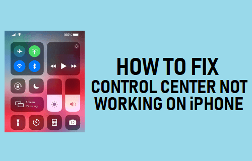 Fix Control Center Not Working on iPhone