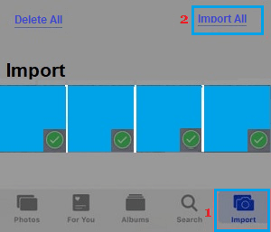 Import Photos to iPhone