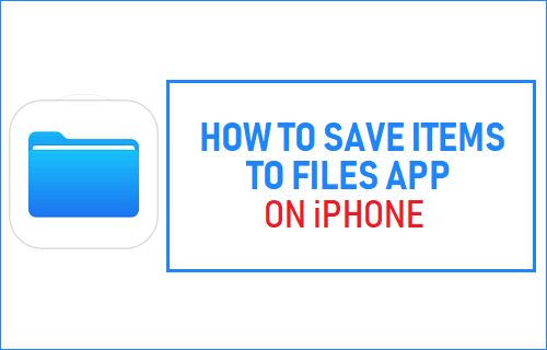 How to Save Items to Files App on iPhone - 23