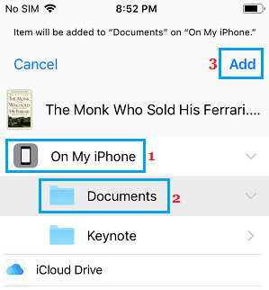 How to Save Items to Files App on iPhone - 81