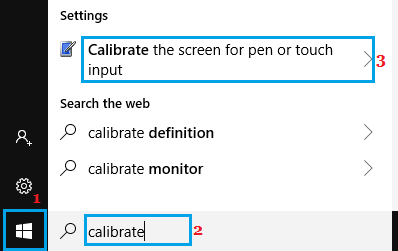 Calibrate Windows Touch Screen For Pen or Touch Input