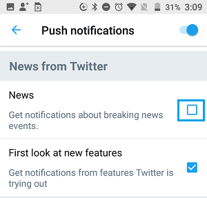 How to Stop Twitter News Notifications - 5