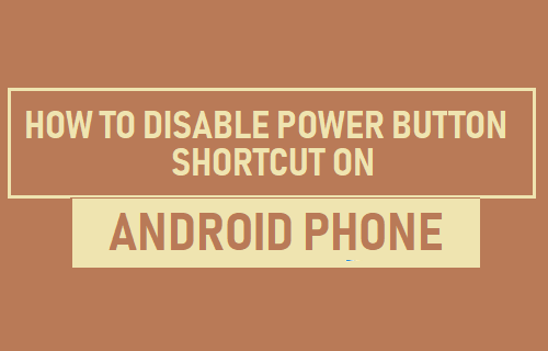 Disable Power Button Camera Shortcut on Android Phone