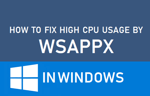 High CPU Usage By WSAPPX