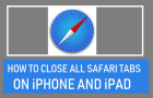 Close All Safari Tabs on iPhone and iPad
