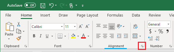 Launch Dialog Box in Excel