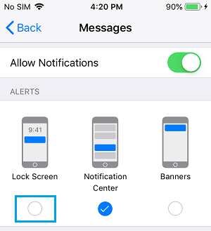 How to Hide Notifications on iPhone Lock Screen - 87