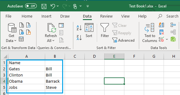 Comma Removed, First and Last Names Separated in Excel