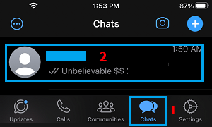 Open Chat in WhatsApp