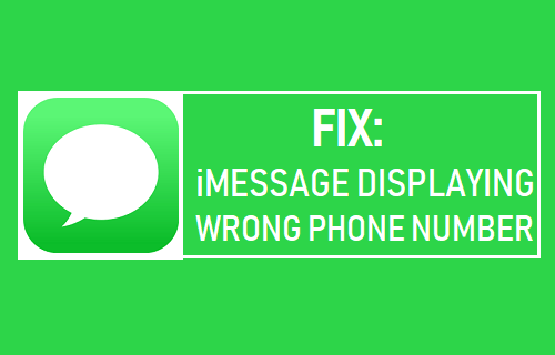Fix: iMessage Displaying Wrong Phone Number