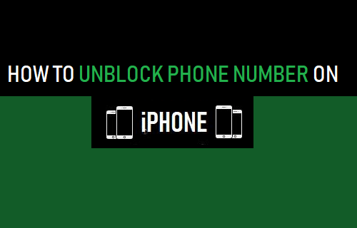 Unblock Phone Number On iPhone