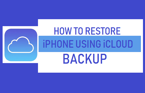 Restore iPhone Using iCloud Backup