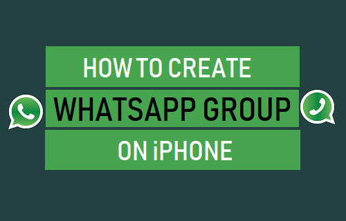 Create WhatsApp Group on iPhone