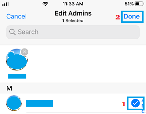 Designate WhatsApp Group Admins on iPhone