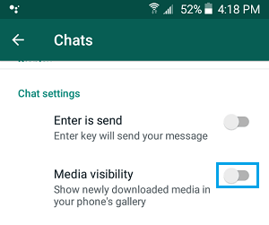 Prevent WhatsApp from Saving Photos to Android Phone