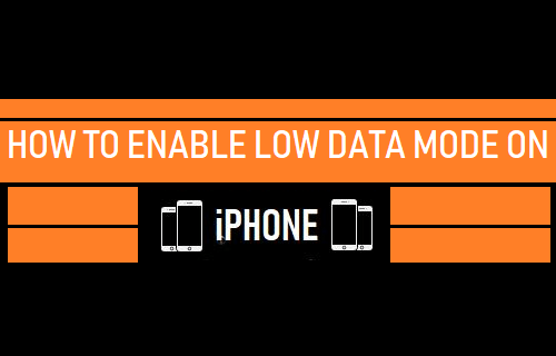 How to Enable Low Data Mode on iPhone