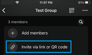 Invite People to WhatsApp Group Via Link or QR Code