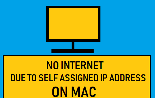 mac ethernet connection self-assigned ip