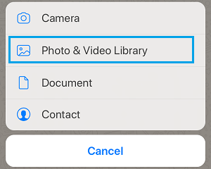 Open WhatsApp Photo & Video Library 