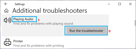 Run Windows Audio Troubleshooter to Fix Headphones