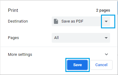 Save Outlook Email As PDF
