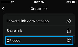 Invite People to WhatsApp Group Using QR Code