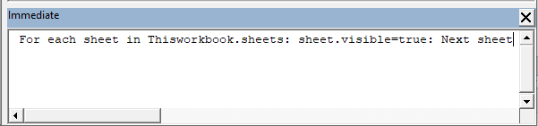 VB Code to Unhide All Worksheets in Excel